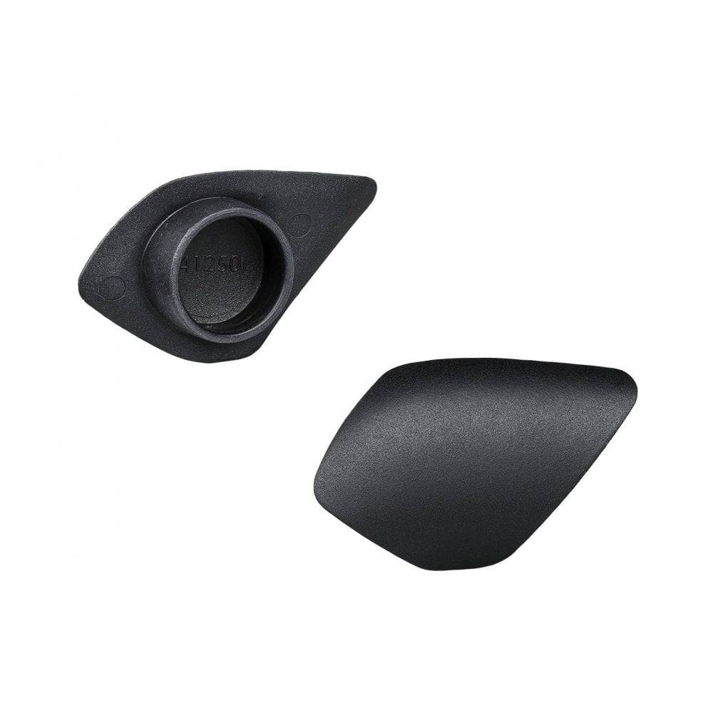 Trek Checkpoint IsoSpeed replacement covers and accessories for carbon bike frames, showing close-up of component parts.
