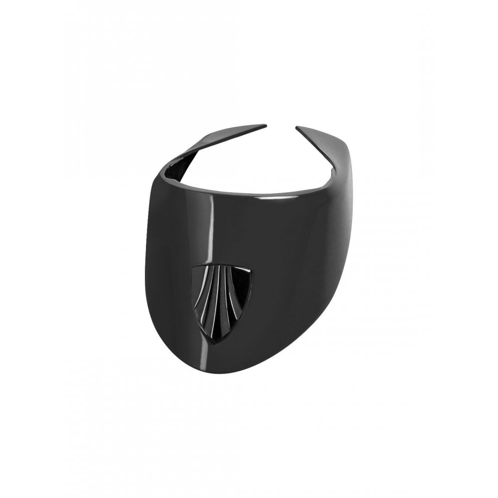 Trek Domane SL bike frame brow cover spare part for frame protection, showing close-up of black component on the bicycle frame.