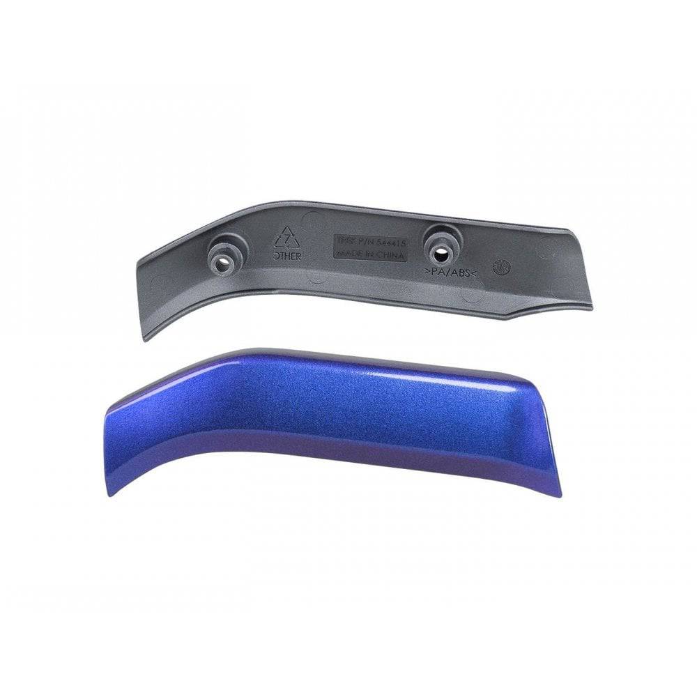 Trek Powerfly 27.5+ top motor cover for 2018 HT, FS, and LT models, bike component spare part, black plastic with branding details.