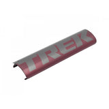 Trek bike component: 29-inch frame spares rail and battery cover for Bosch 625W and 500W batteries, in natural setting.
