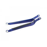 Trek Top Fuel 29 aluminum chainstays for 2020-2021 mountain bike frame, close-up view of replacement components.