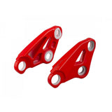 Trek Top Fuel 29 Rocker Link frame spare component for suspension performance, shown in black with metal mounting points.