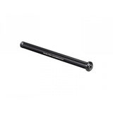 Bontrager Switch Lever Front Thru-Axle 198mm black with 6mm hex key compatibility for bike components.