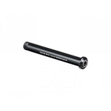 Bontrager Switch Lever front thru-axle in black with hex key operation, 125mm length, bike component for secure wheel attachment.