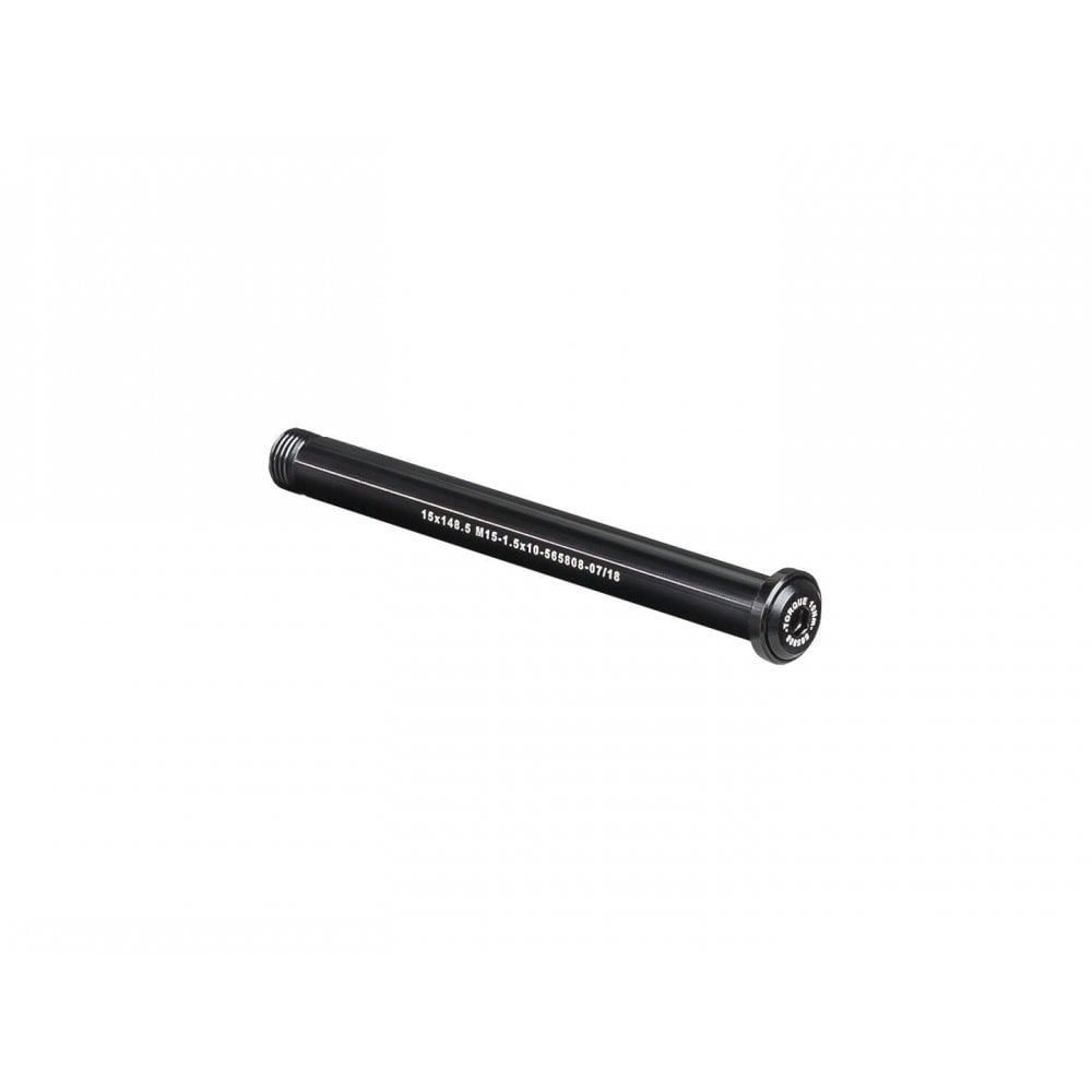 Bontrager front thru-axle switch lever in black for 148mm front wheel, component for bike wheel quick release system.