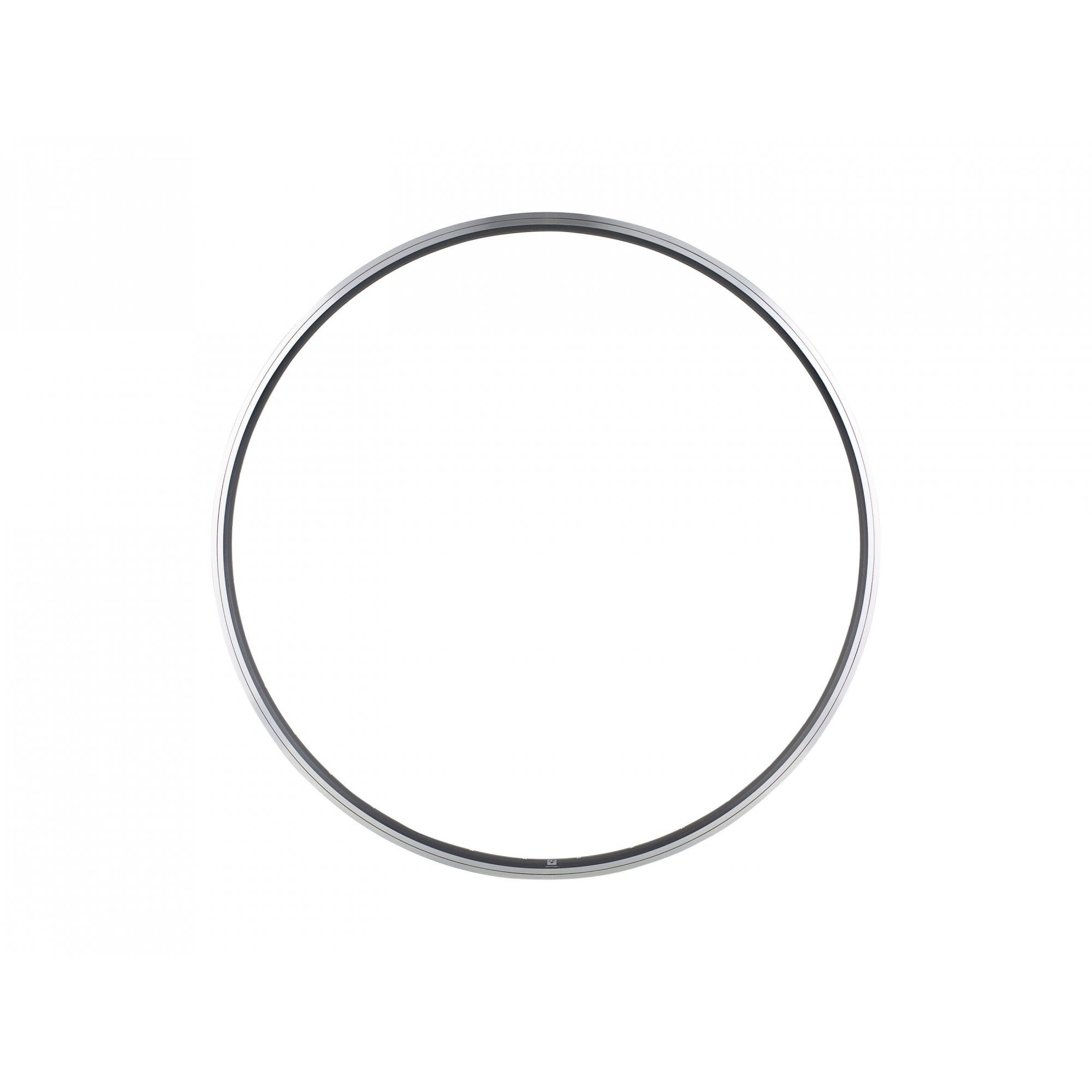Silver Bontrager Connection 700C road bike rim with 36 spokes and Presta valve compatibility, suitable for cycling components.