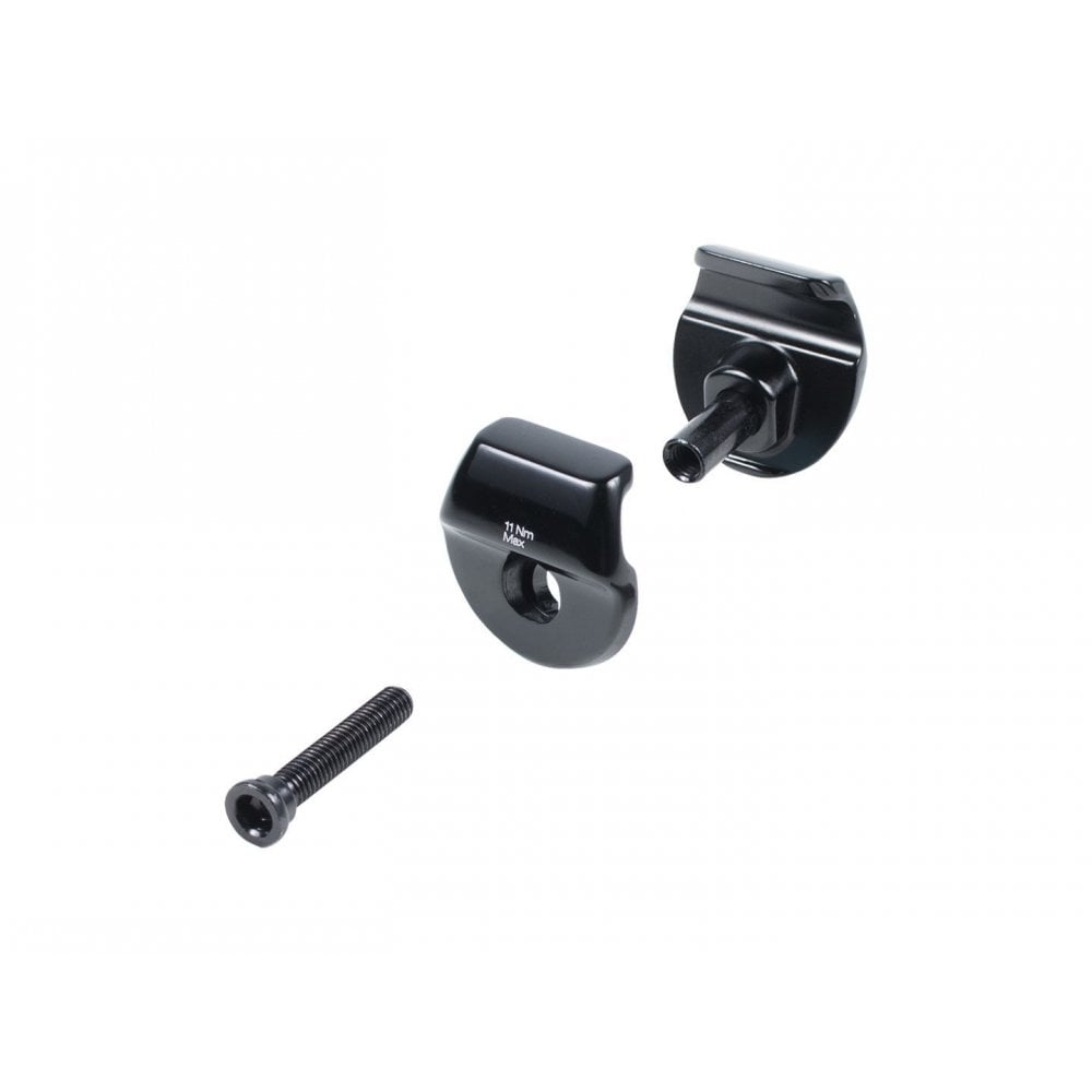 Bontrager XXX seatpost saddle clamp ears replacement spares for bike components, showing metal clamp ears on a neutral background.