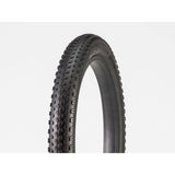 Bontrager XR1 Kids MTB tire with knobby tread, durable rubber, and fast-rolling design for mountain biking on firm trails.