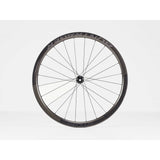 Bontrager Aeolus RSL 37 tubular disc road wheels with DT Swiss 240s hubs, showcasing aerodynamic carbon rims and disc brakes.