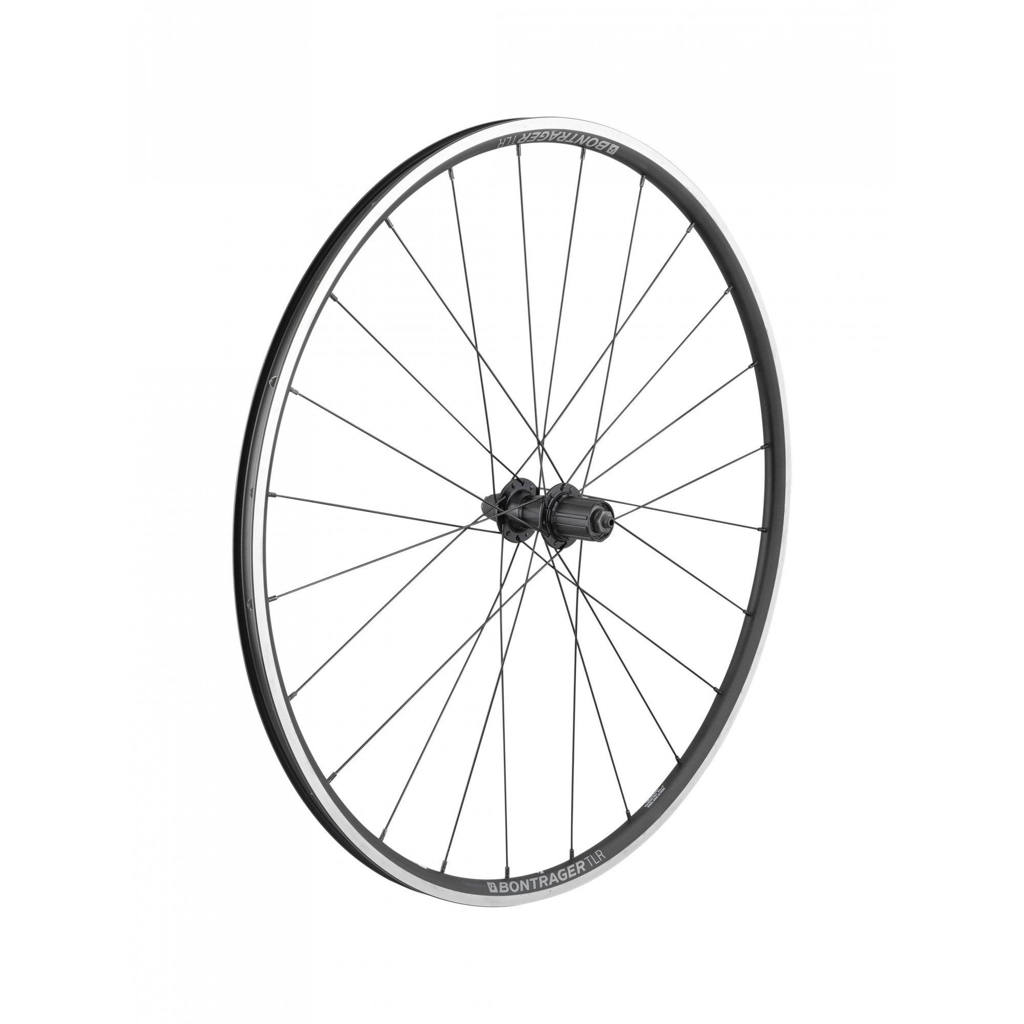 Bontrager Affinity TLR 24H 700C road wheels with tubeless-ready alloy rims, Shimano compatible bike components.