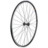Bontrager Approved TLR 32H Clincher 700C road wheels, tubeless-ready, with black rims and spokes for high-performance cycling.
