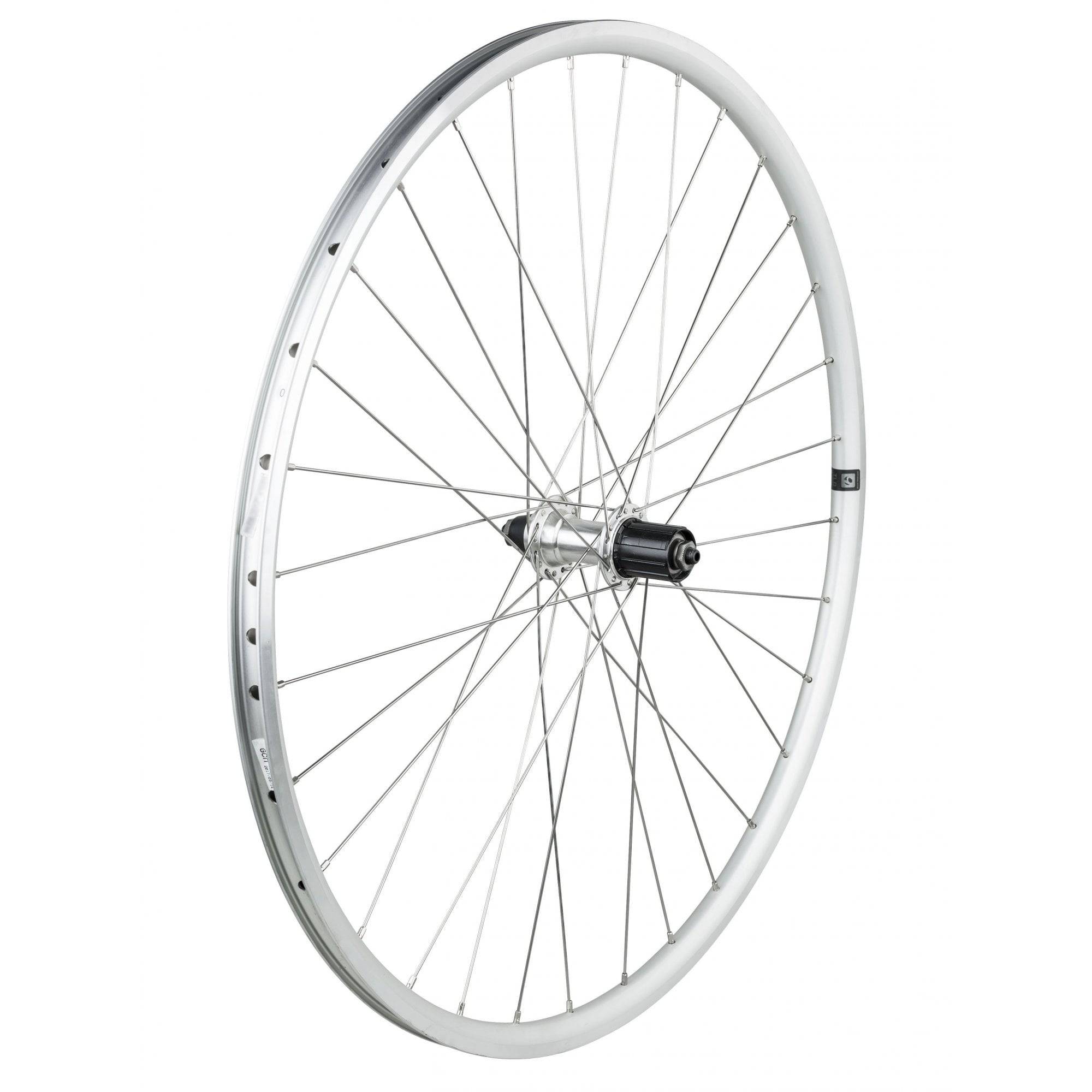 Bontrager Approved TLR 32H Clincher 700C Road Wheels Tubeless-Ready for road bikes, featuring lightweight alloy rims and quick-release hubs.