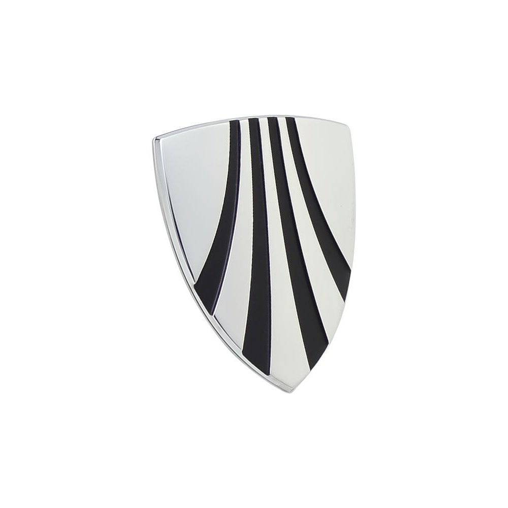 Trek headbadge replacement spare with adhesive, original bike frame component for Trek bicycles.
