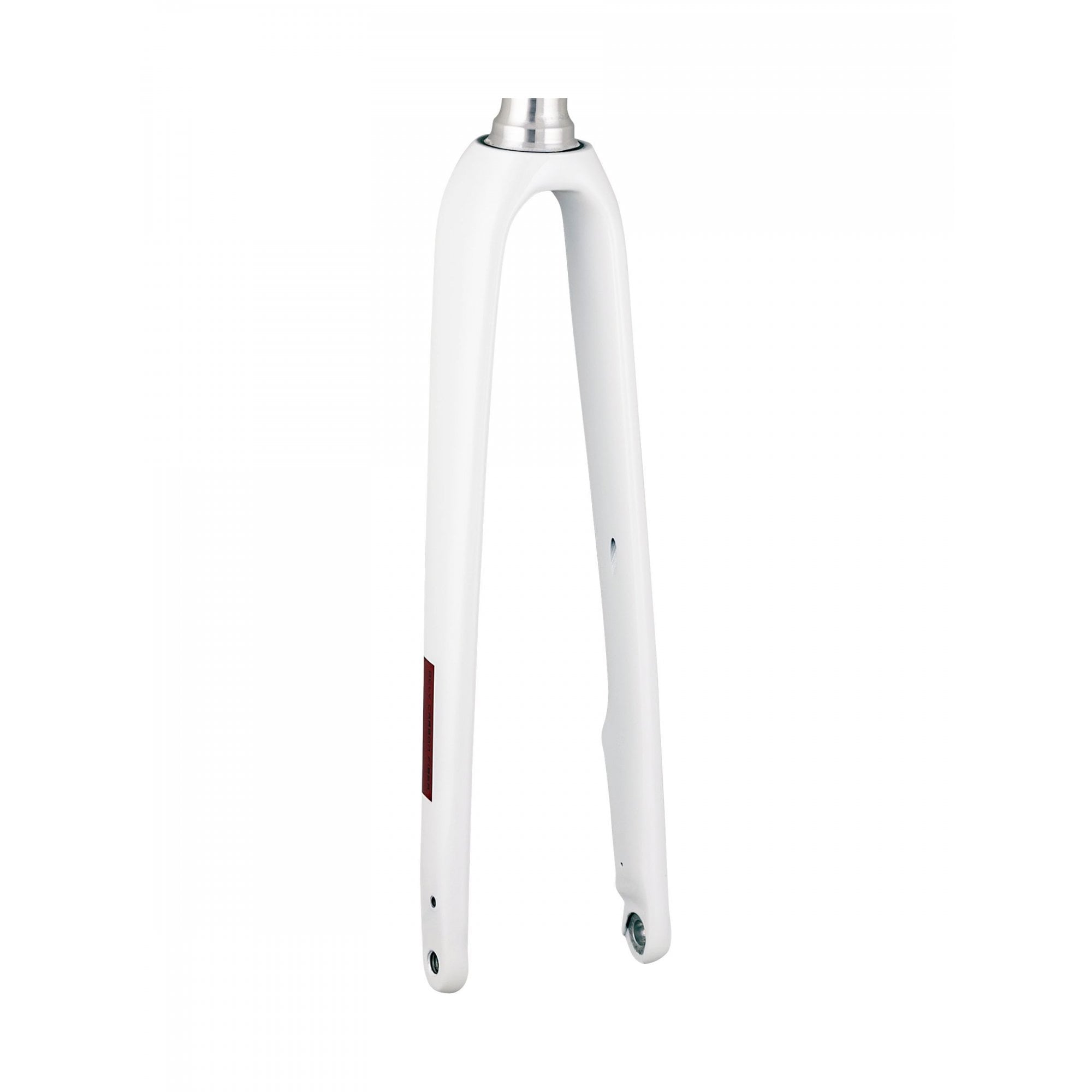 Trek Domane AL 3 2021 road bike disc brake fork, lightweight bike component with carbon fiber blades and disc mount.