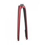 Trek Domane SLR 700C road bike forks for precise steering and control, showcasing lightweight carbon components.