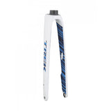 Trek Domane SLR 700C road bike forks, lightweight bicycle components for precise steering and control.