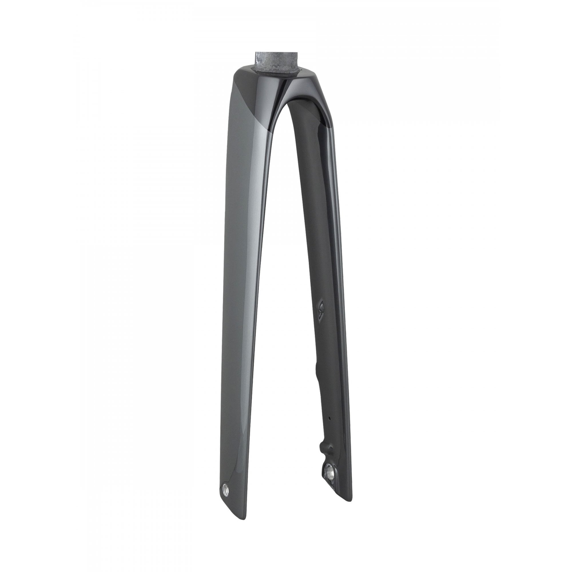 Trek Madone SL 700C road bike fork components for precise steering and control, shown in close-up detail.