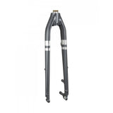Trek Verve 2021 aluminum 700C disc brake fork for road bikes, mounted on a bicycle front end with disc brake caliper attachment.