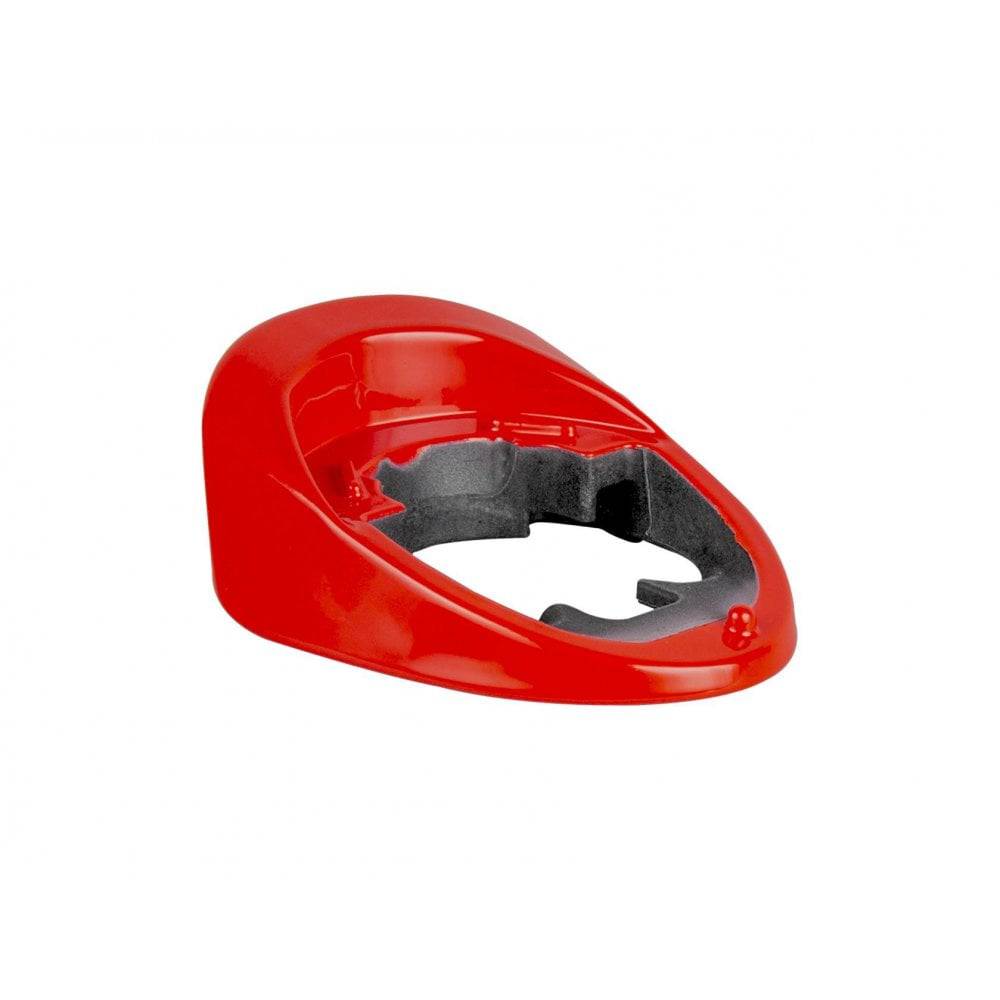 Trek 2021 Emonda SL headset cover in radioactive red, component spare accessory for bike headsets.