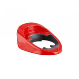 Trek 2021 Emonda SLR Viper Red painted headset covers and accessories for bicycle components, showcasing colorful cycling gear.