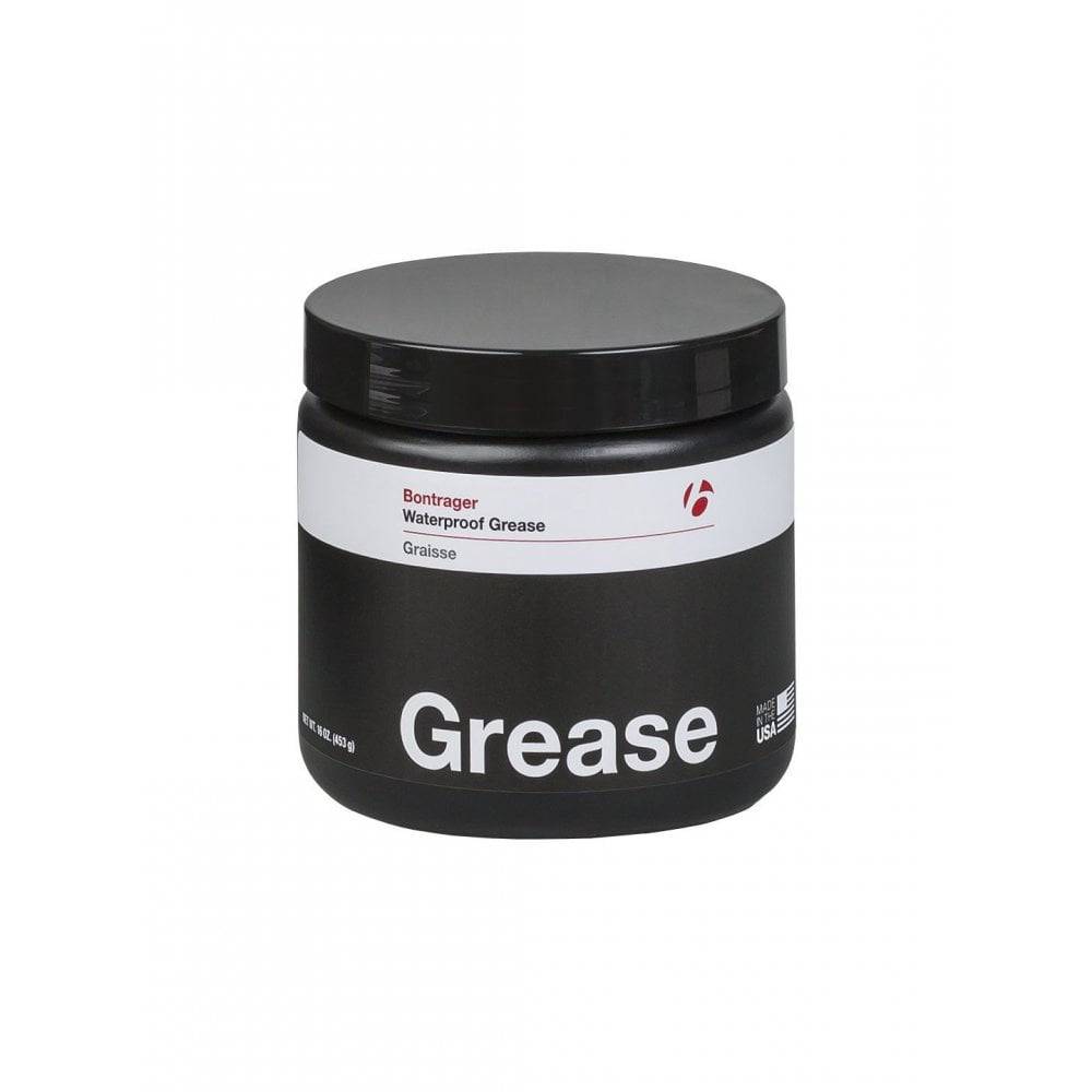 Bontrager bicycle grease lubrication container for waterproof, low friction, carbon fiber-compatible bike maintenance workshop tool