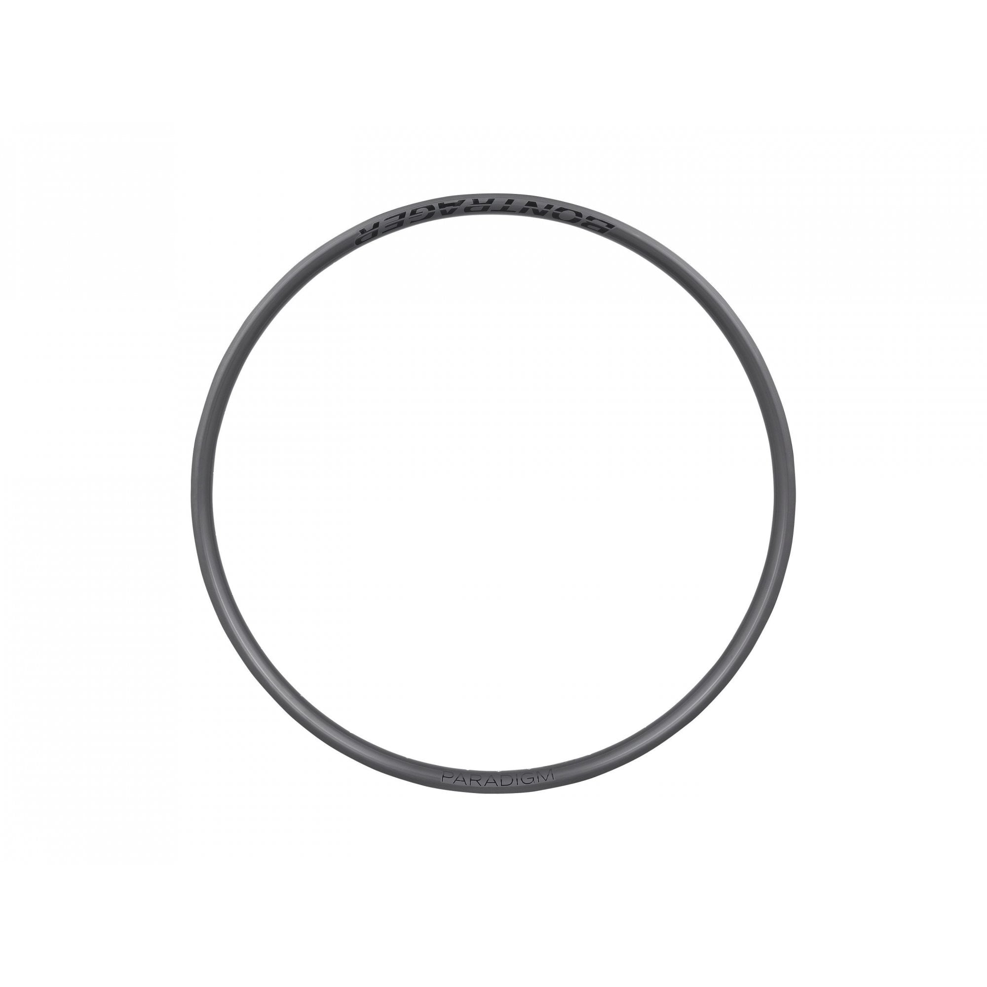 Bontrager Paradigm TLR disc road rim 700C tubeless-ready, 32-hole alloy wheel for disc brake bikes.