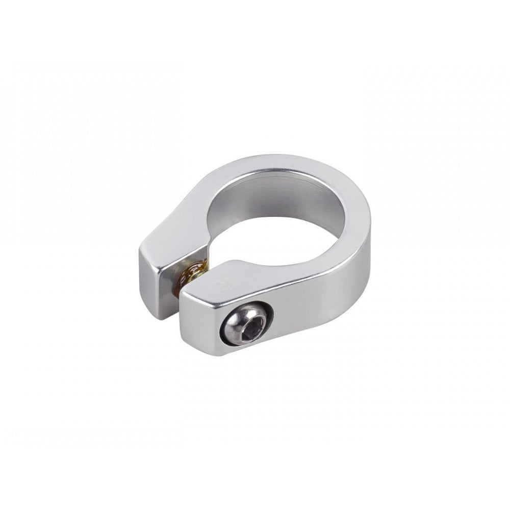 Trek kids bike seatpost clamp replacement part, showing the secure-fitting component for bicycle seat adjustments.