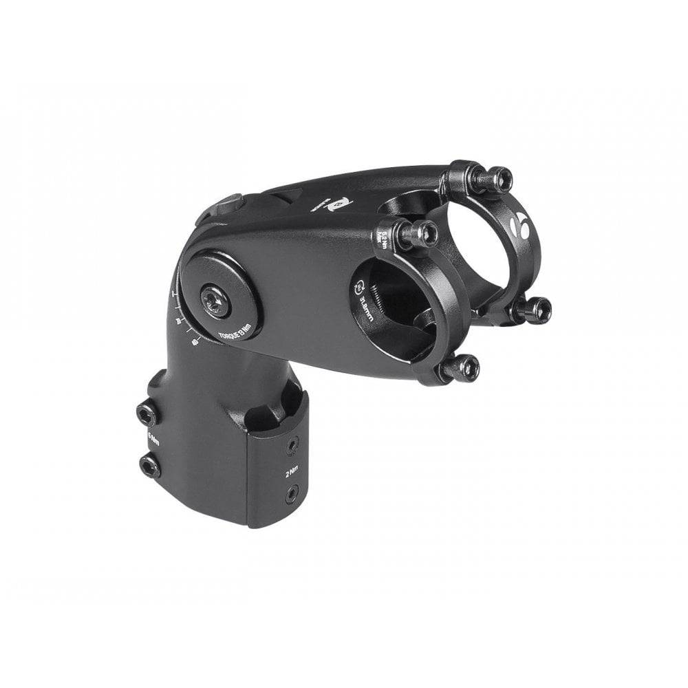 Bontrager Blendr adjustable integrated stem for 31.8mm handlebars, 85mm length, bike component for secure handlebar attachment.