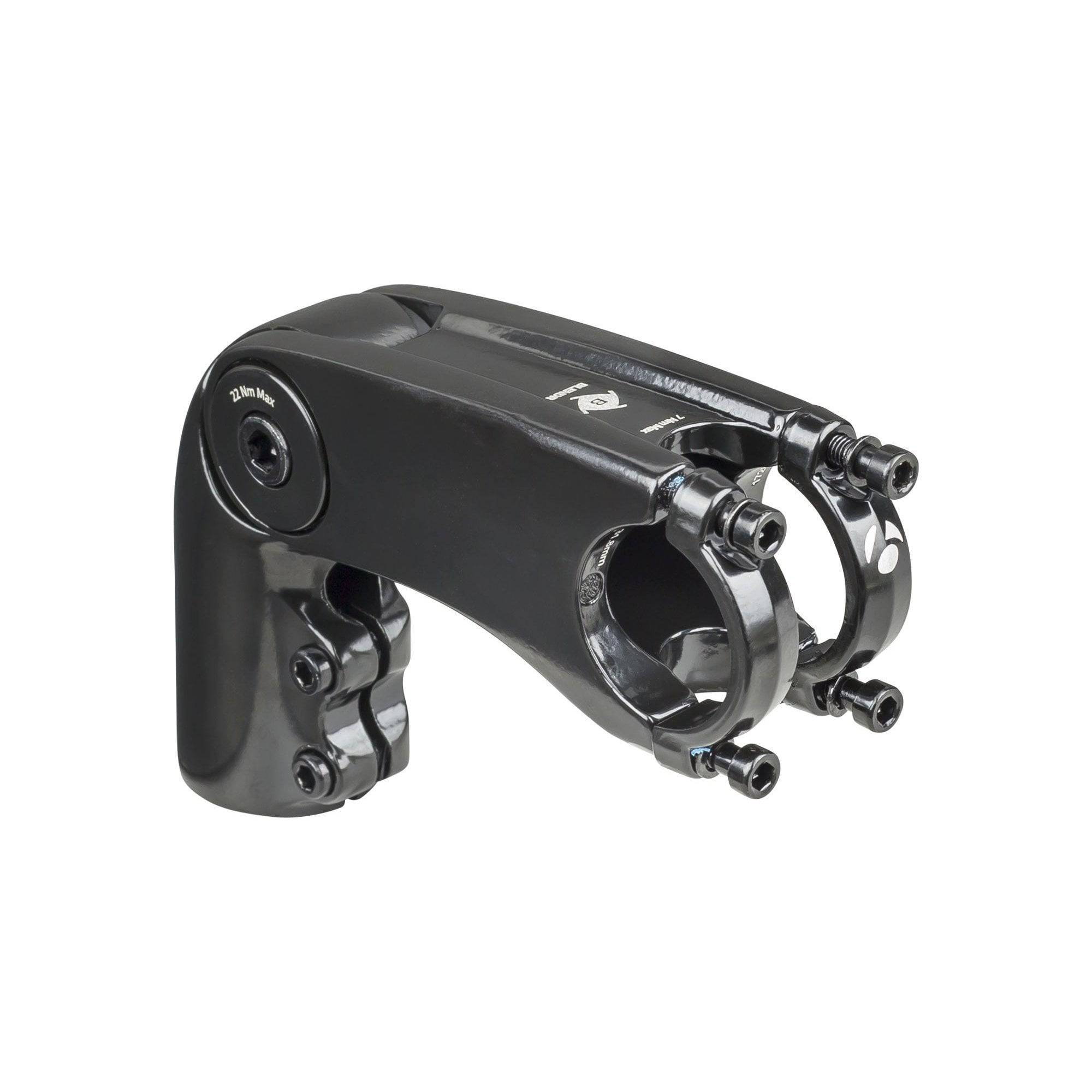 Bontrager Blendr adjustable threadless stem for 31.8mm handlebars, without bolt, bicycle component for bike steering and control.