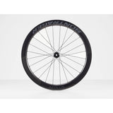 Bontrager Aeolus RSL 51 TLR disc road wheels with tubeless-ready carbon aero rims on a bike.