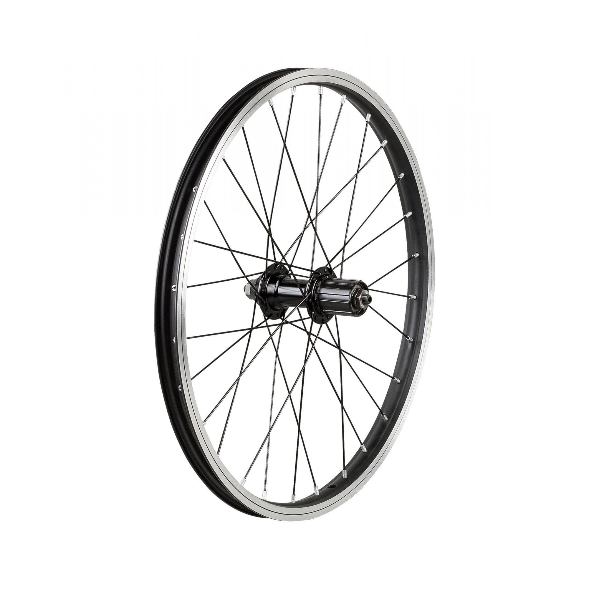 Trek J20C 20-inch kids mountain bike wheels, durable MTB replacement components with spokes and rims visible.