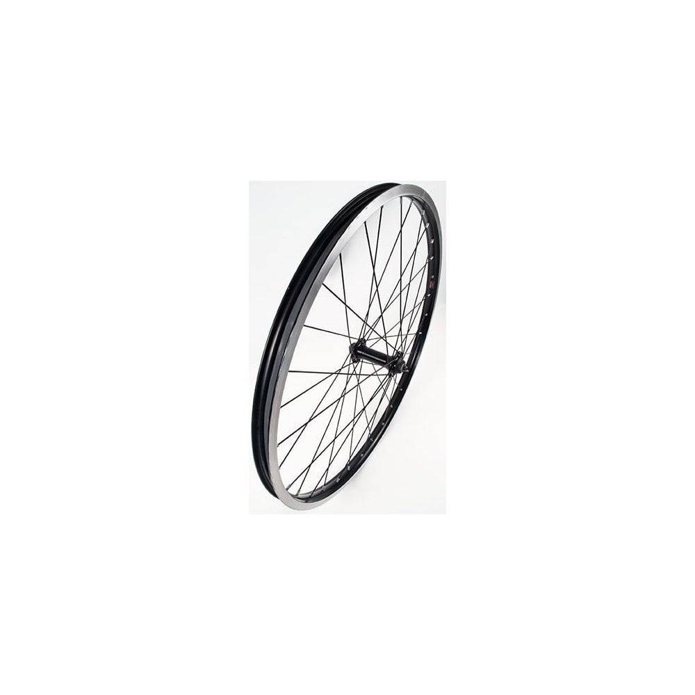 Bontrager Kids 24-inch 32-hole wheel set for rim brake MTB bikes, featuring lightweight alloy rims and durable spokes.