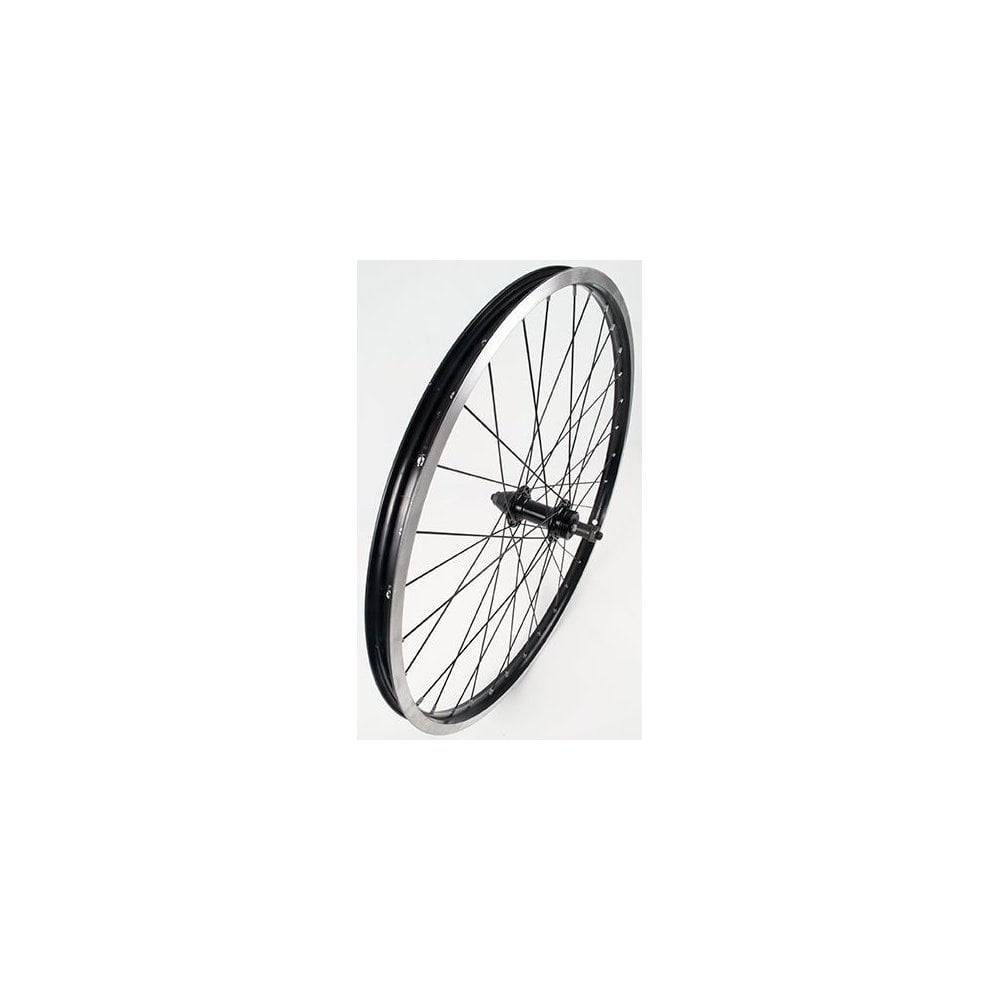 Bontrager Kids 24-inch MTB bike wheels with 32 holes and rim brake compatibility, suitable for children's mountain bikes.
