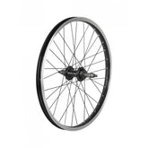 Trek Precaliber 20 MTB bike wheels, durable replacement upgrade components with black rims and spokes.