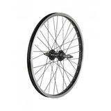 Trek Precaliber 20 MTB bike wheels, durable replacement upgrade components with black rims and spokes.