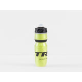 Trek Voda Ice insulated water bottle with leak-free flow top cap, durable accessories for cold beverages, black and silver design