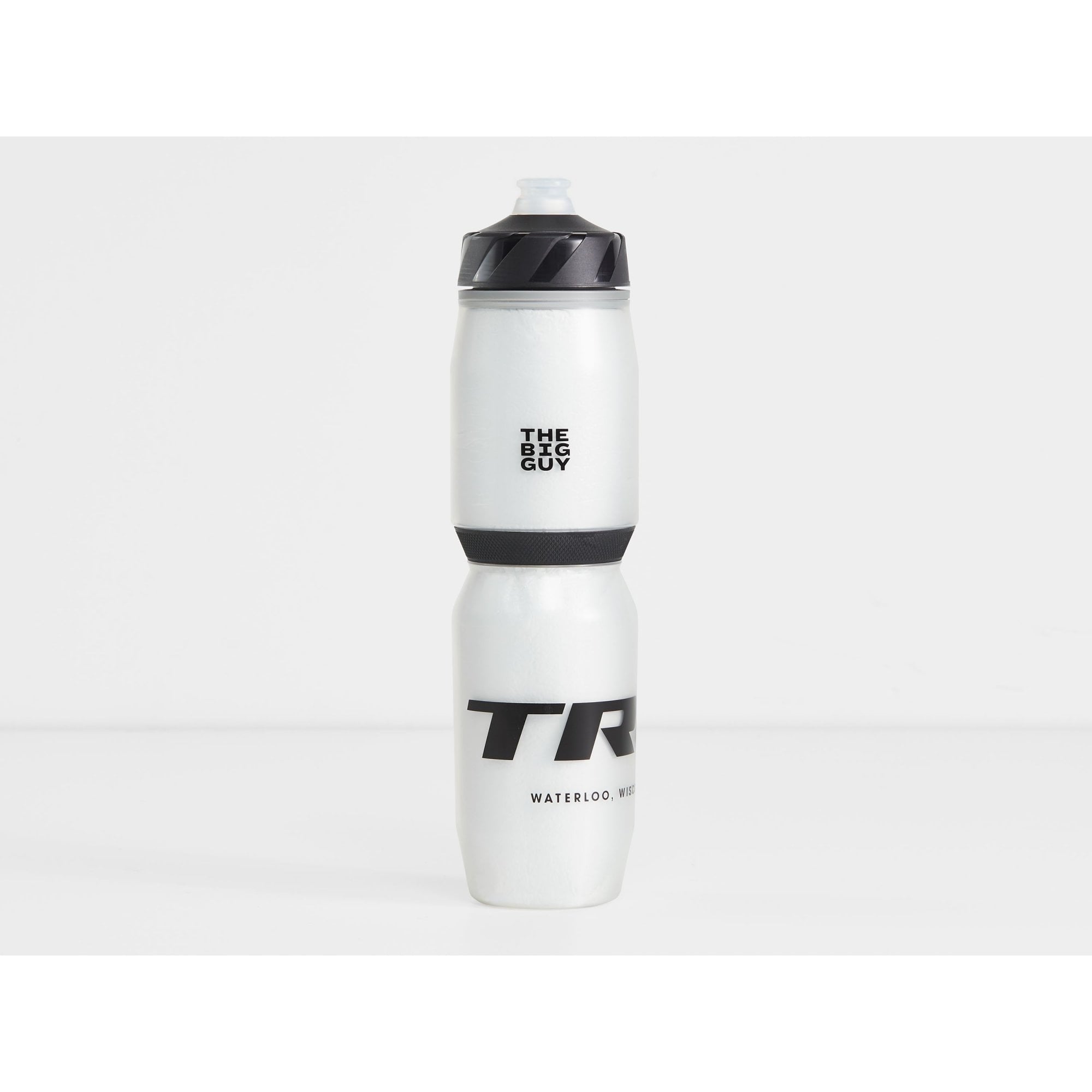 Trek Voda Ice insulated water bottle with leak-free flow top cap, durable outdoor accessories for hydration.
