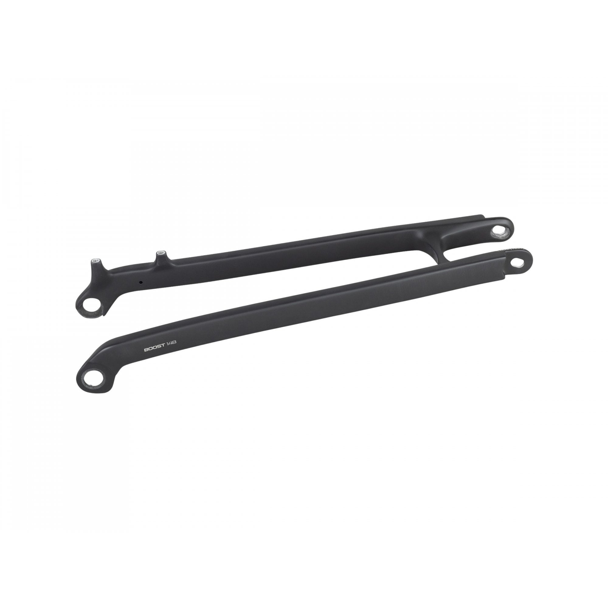 Trek 2021 Slash 29 carbon seatstay replacement for MTB frame, close-up of the lightweight bike component.