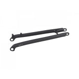Trek 2021 Slash 29 carbon seatstay replacement for MTB frame, close-up of the lightweight bike component.