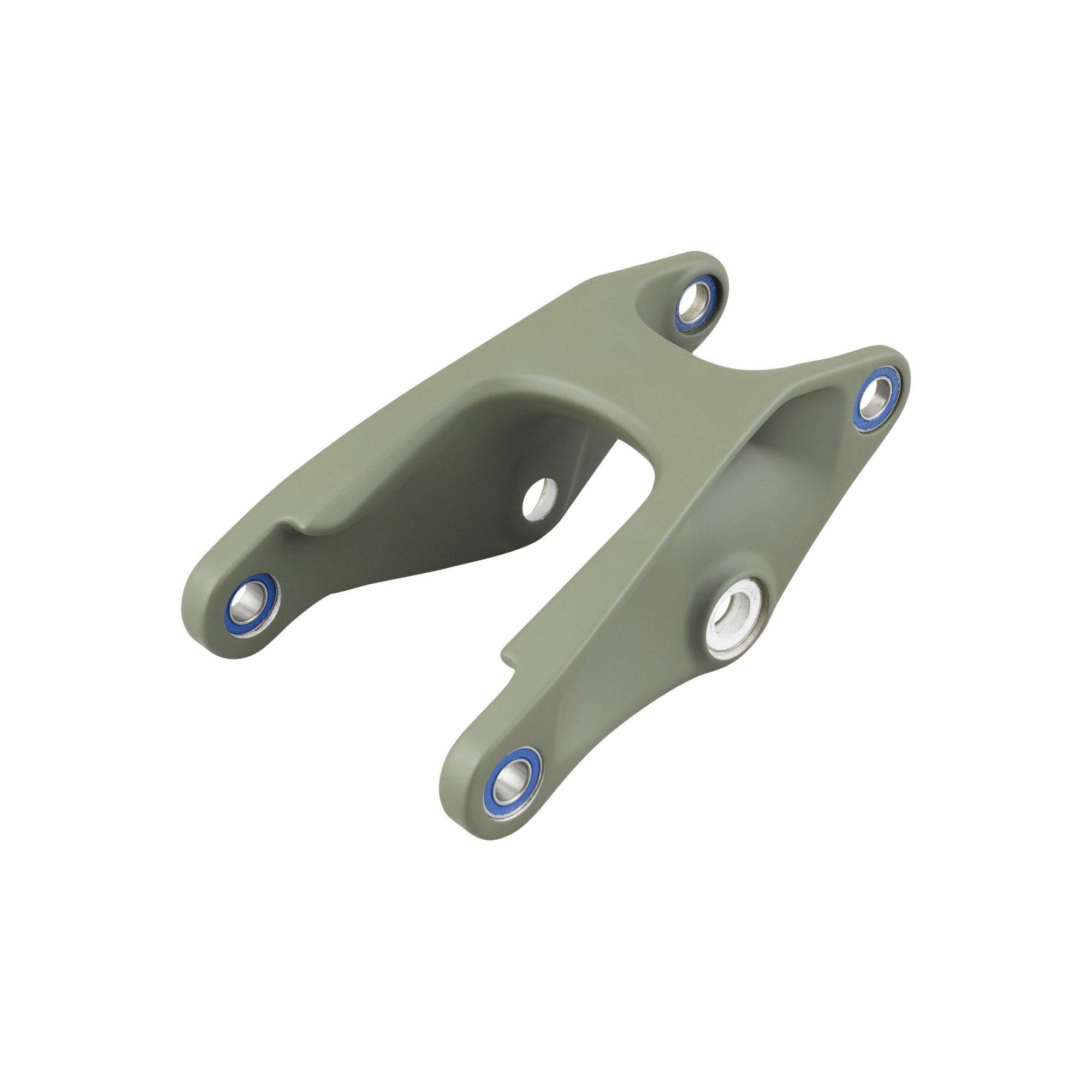 Trek Slash 29 frame linkage part for 2022 model mountain bike, suspension upgrade component, black metal with mounting details