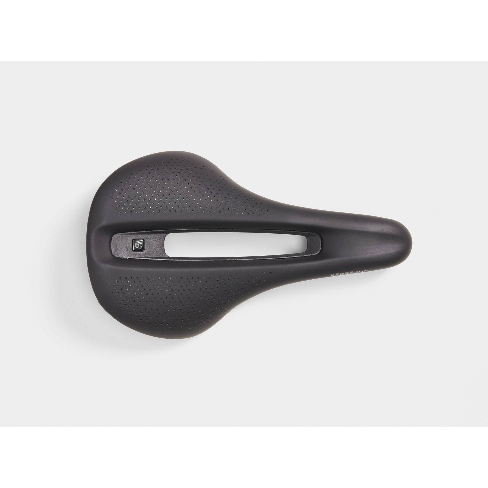 Bontrager Verse Short Elite saddle with Wing Flex design and Blendr mounts for performance cycling.