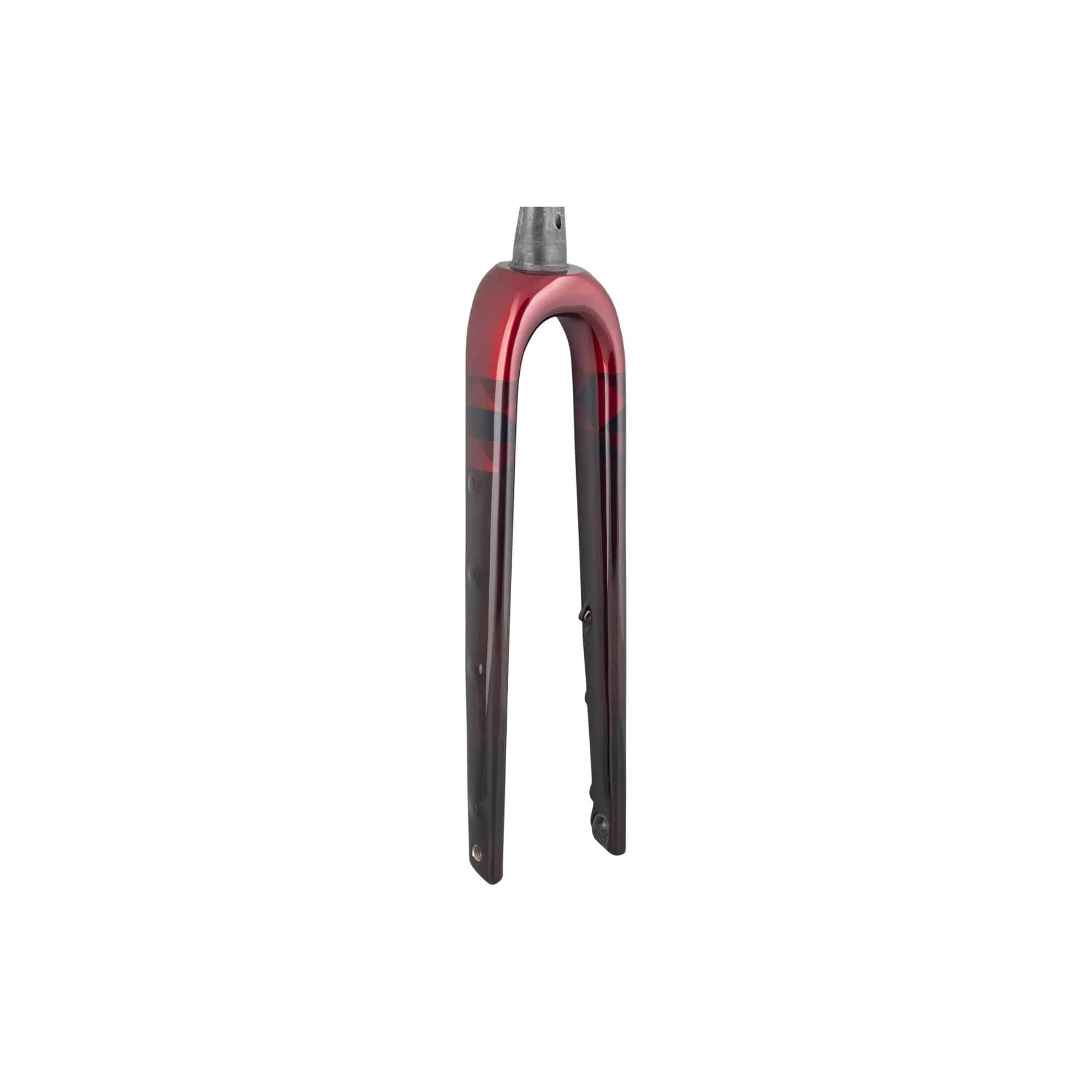 Trek Checkpoint SL7 rigid gravel bike fork, durable bike component for steering upgrade, black alloy with suspension mounts