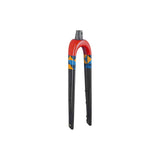 Trek Checkpoint SL7 Rigid Fork for gravel bikes, durable steering upgrade component, black carbon fiber finish with mounting points