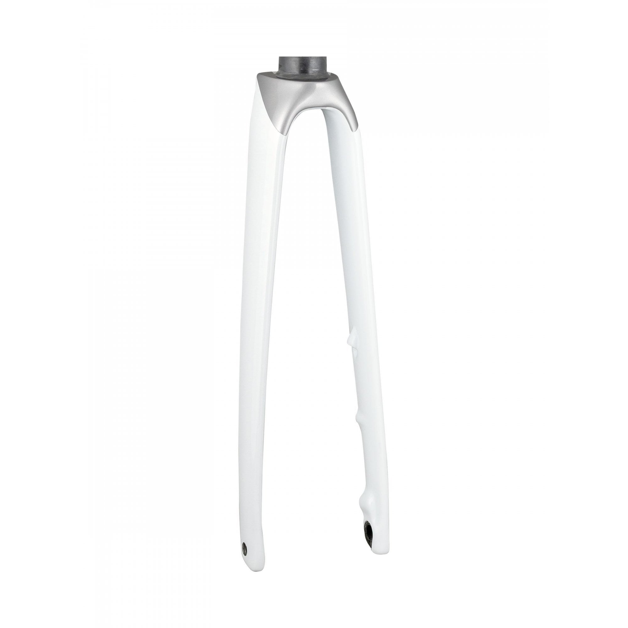 Trek Emonda SL7 road bike forks for precise steering and control, featuring lightweight rigid components for performance cycling.