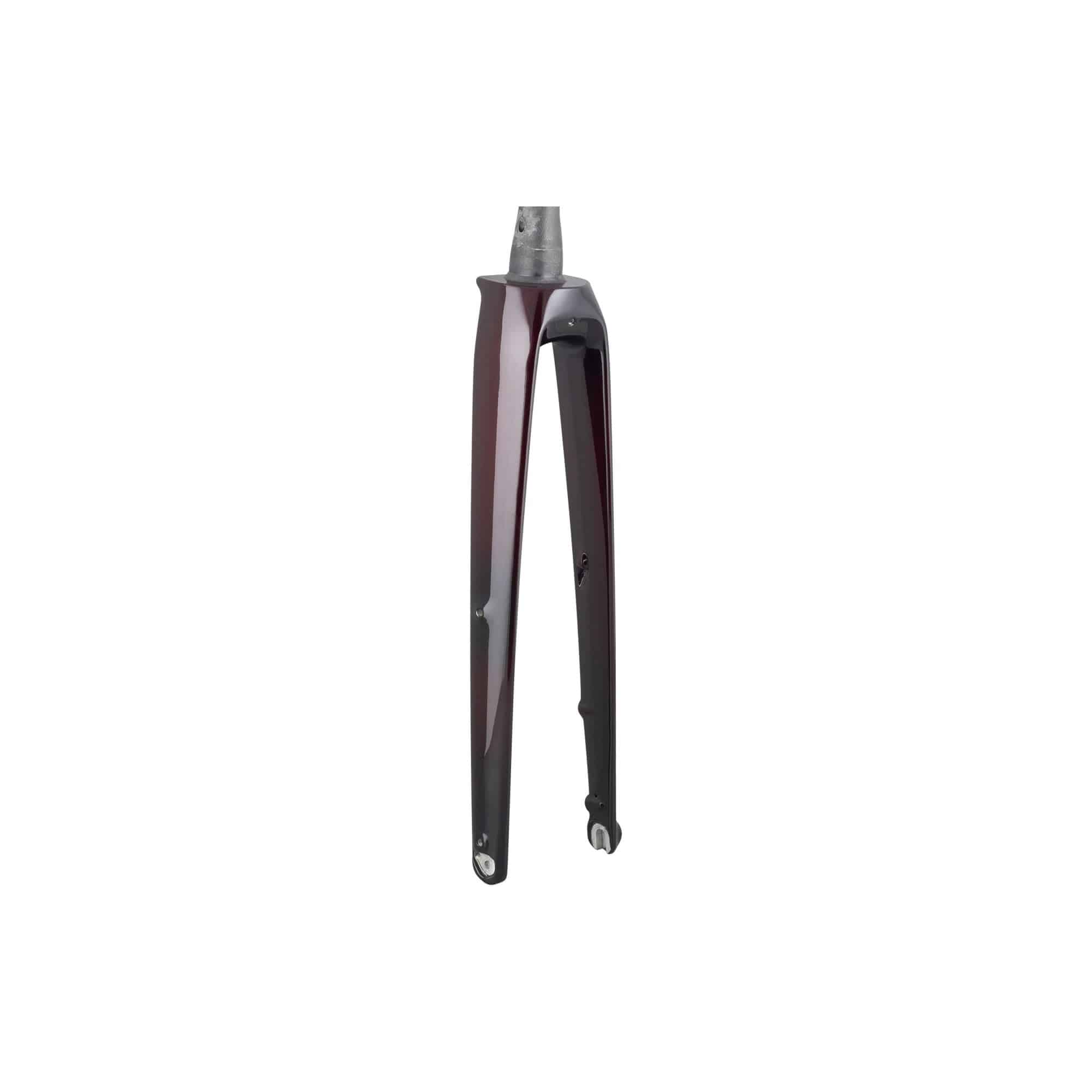 Trek Rigid FX Sport Carbon Thru-Skew road bike fork showing lightweight carbon construction and precise handling features.