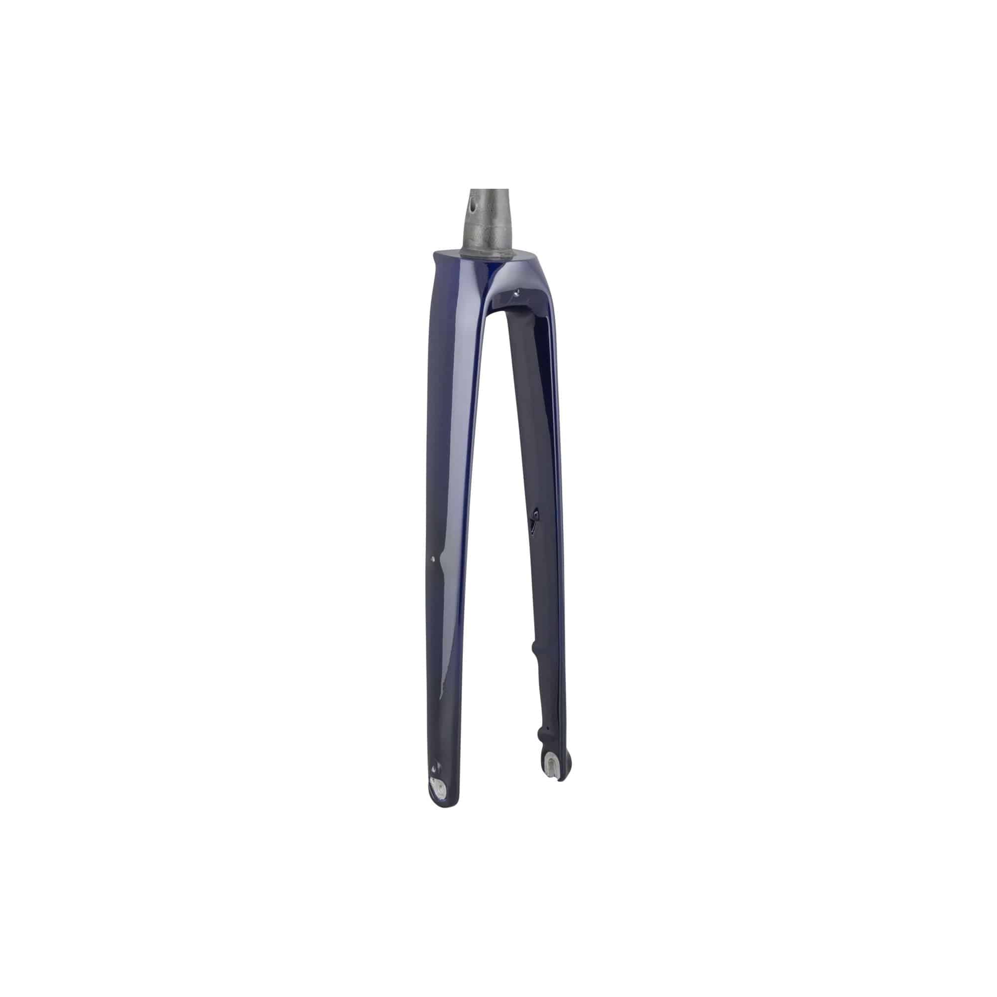 Trek Rigid FX Sport carbon thru-skew road bike fork for precise handling, featuring lightweight carbon construction and aerodynamic design.