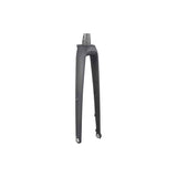 Trek Rigid FX Sport Carbon Thru-Skew road bike fork showing sleek black carbon construction for precise handling.