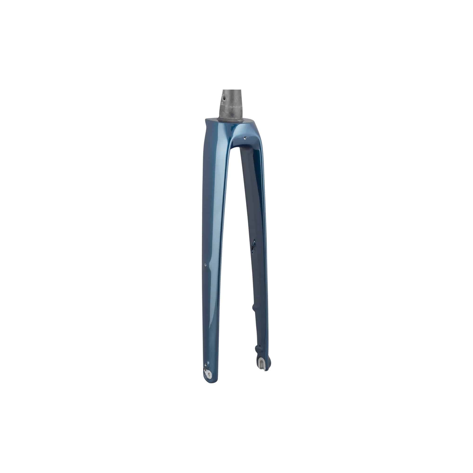 Trek Rigid FX Sport Carbon Thru-Skew road bike fork for precise handling, shown in a close-up view of the component.