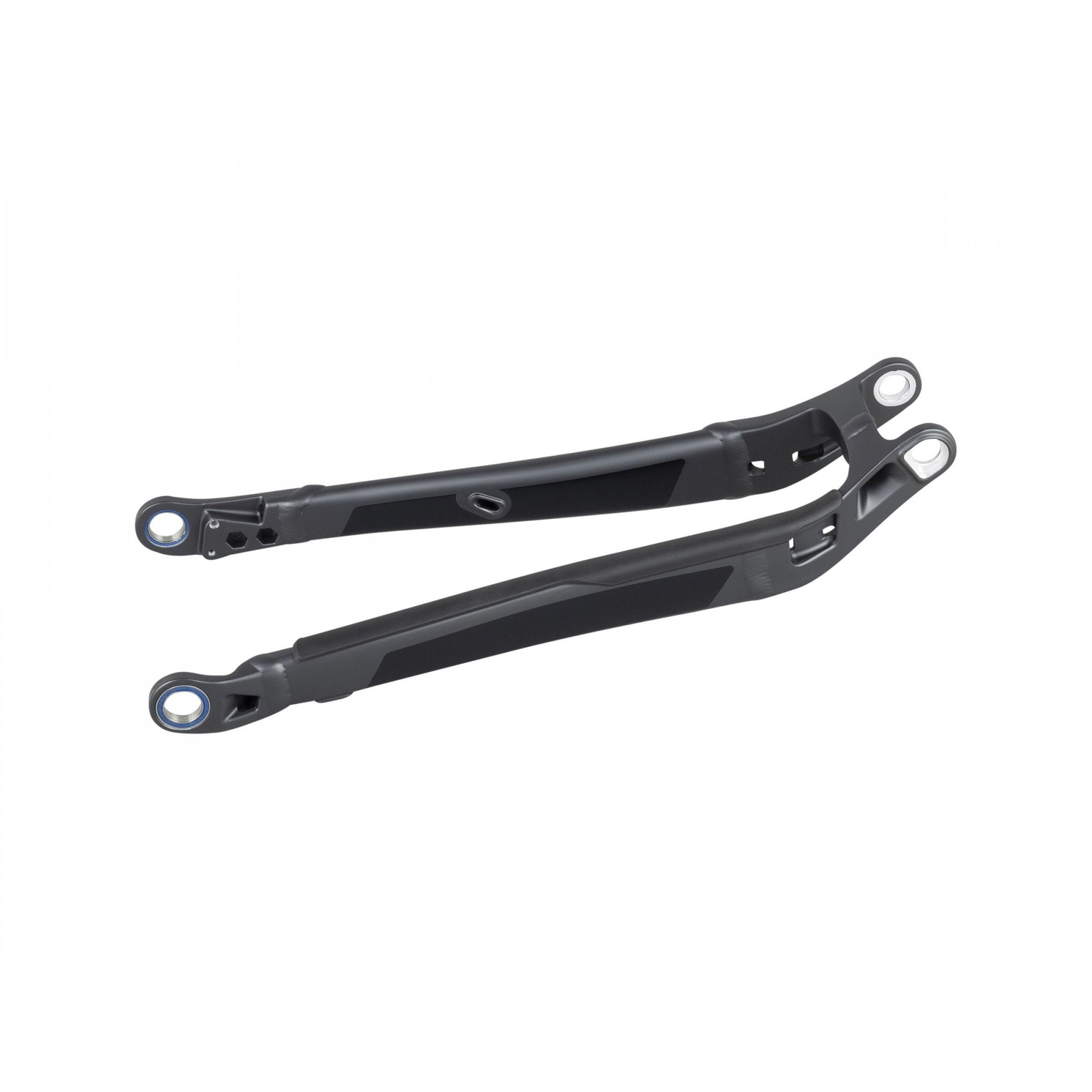 Trek Rail 29 chainstay framestay replacement part in black olive for bike components, showing close-up of the component.