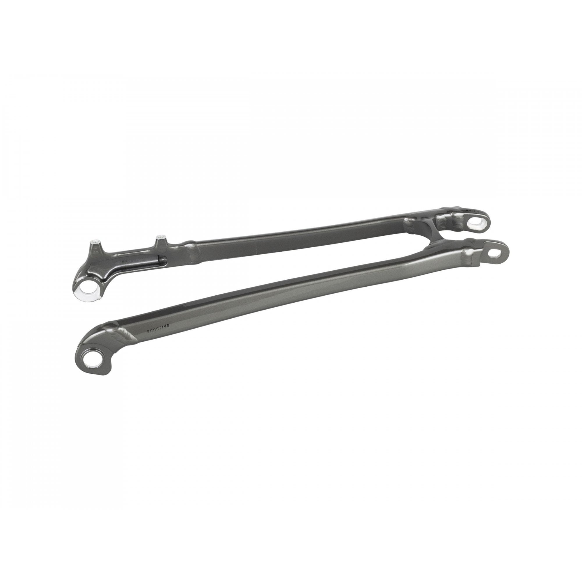 Trek 2022 Rail 29 seatstay framestay replacement component showing close-up of seatstay and attachment points.